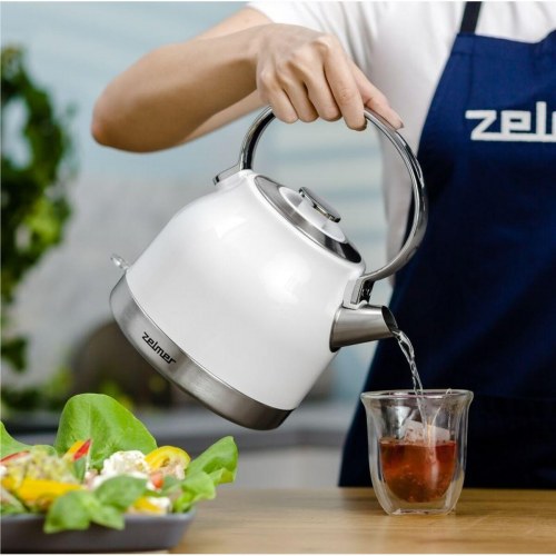 Kedel Zelmer ZCK7940 Hvid Grå Rustfrit stål 2200 W 1,5 L