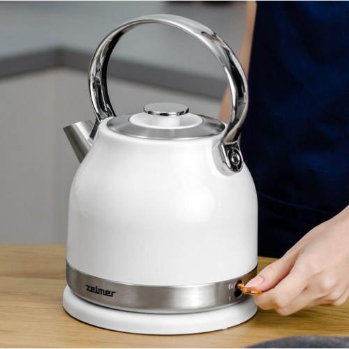 Kedel Zelmer ZCK7940 Hvid Grå Rustfrit stål 2200 W 1,5 L