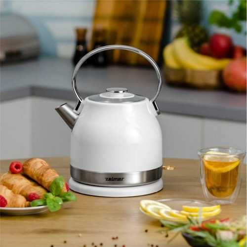 Kedel Zelmer ZCK7940 Hvid Grå Rustfrit stål 2200 W 1,5 L