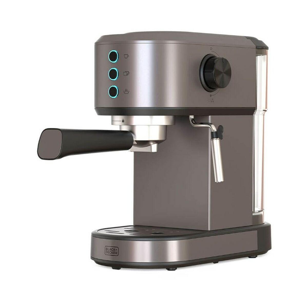 Hurtig Manuel Kaffemaskine Black & Decker Bxco1350e Sølvfarvet 1350