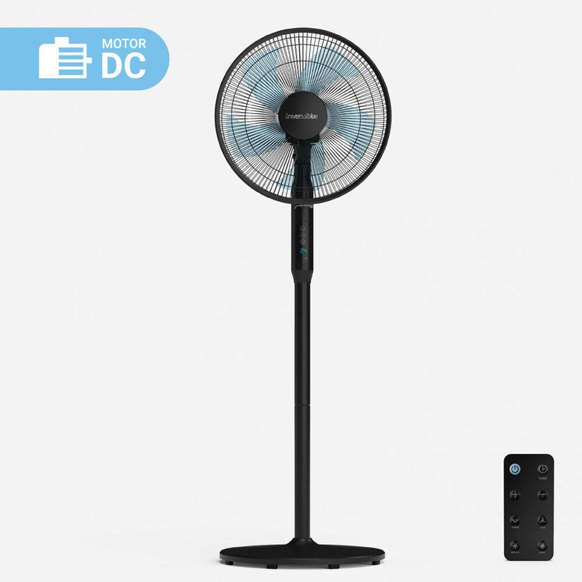 Fritstående Ventilator Universal Blue Zermatt 3025b Sort