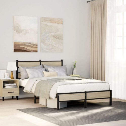 Sengeramme 120 x 200 cm uden madras - sonoma-eg