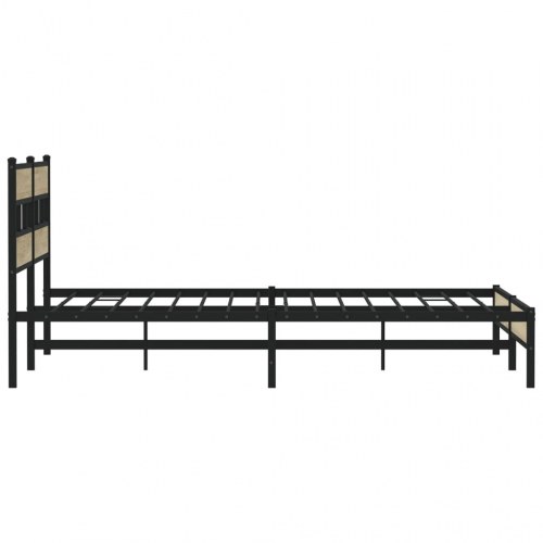 Sengeramme 180x200 cm i metal - sonoma-eg