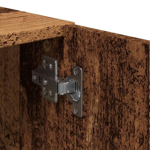 Tv-bord 180x31,5x40 cm konstrueret træ gammelt trælook