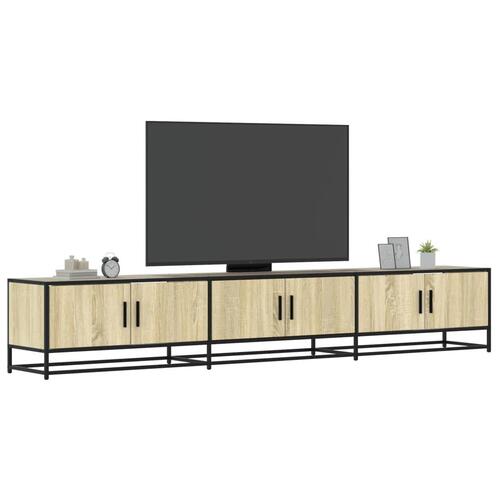 Tv-bord 240x35x41 cm konstrueret træ sonoma-eg