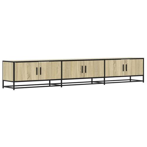 Tv-bord 240x35x41 cm konstrueret træ sonoma-eg