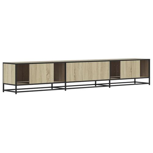 Tv-bord 240x35x41 cm konstrueret træ sonoma-eg