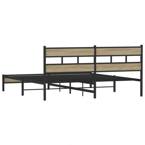 Sengeramme i metal 183 x 213 cm - sonoma-eg