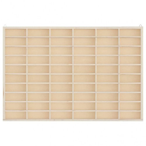 Træsamlermontre med 60 rum 60x4,5x40,5cm