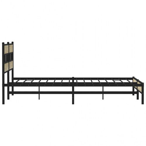Sengeramme 200 x 200 cm i metal - sonoma-eg