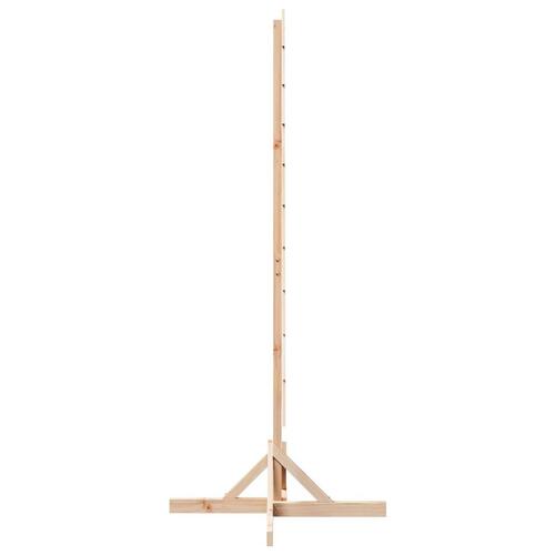 Dekorativt juletræ til pynt 180 cm massivt træ