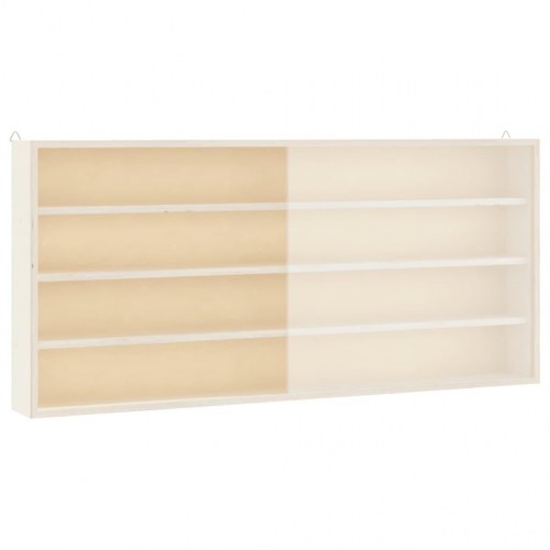 Samlermontre i træ med låger 80x8,5x37cm