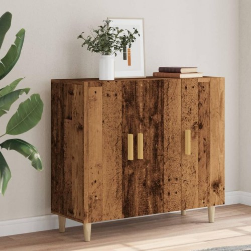 Skænk 90 x 34 x 80 cm - antikt træ
