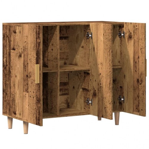 Skænk 90 x 34 x 80 cm - antikt træ