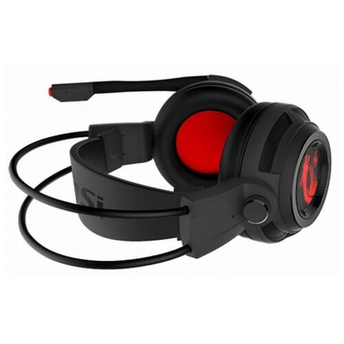 Gaming headset med mikrofon MSI DS502 USB Ø 4 cm Sort