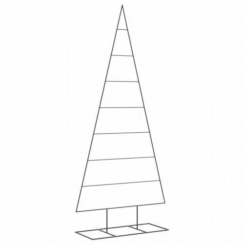 Dekorationstræ i metal 210 cm - sort