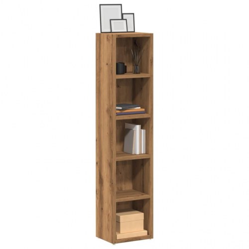 Smalle reoler 2 stk. - 21×16×93,5 cm i konstrueret træ, kunsteg