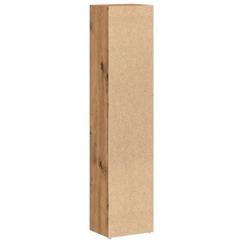 Smalle reoler 2 stk. - 21×16×93,5 cm i konstrueret træ, kunsteg