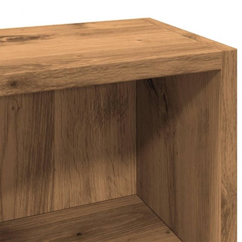 Smalle reoler 2 stk. - 21×16×93,5 cm i konstrueret træ, kunsteg