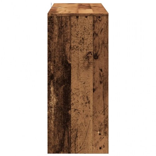 Skænk 102×33×75 cm i konstrueret træ - antikt trælook