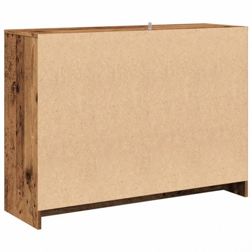 Skænk 102×33×75 cm i konstrueret træ - antikt trælook