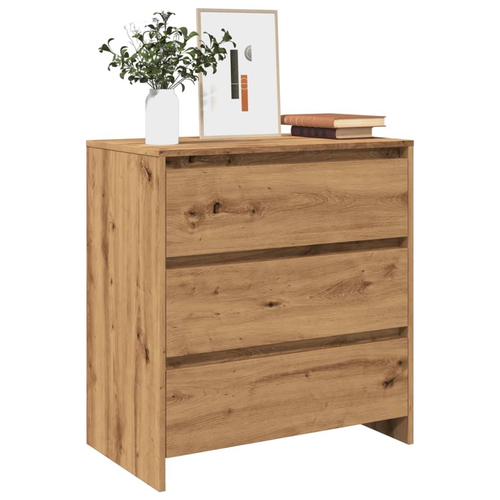 Skænk 70 × 41 × 75 cm i konstrueret træ - kunsteg