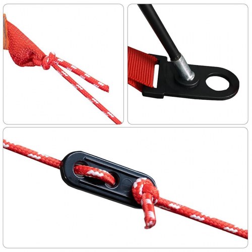 6-personers kuppeltelt vandafvisende olivengrøn