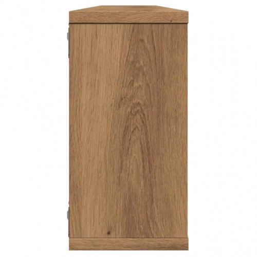 Væghylder 4 stk. - kubeformet, konstrueret træ, kunsteg 100 × 15 × 30 cm