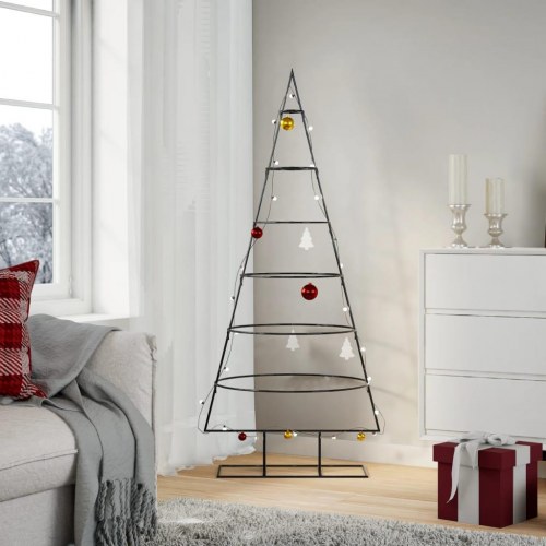 Metaljuletræ 150 cm - sort