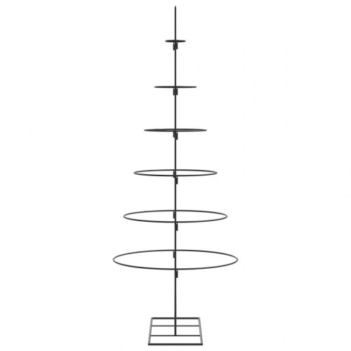 Metaljuletræ 150 cm - sort