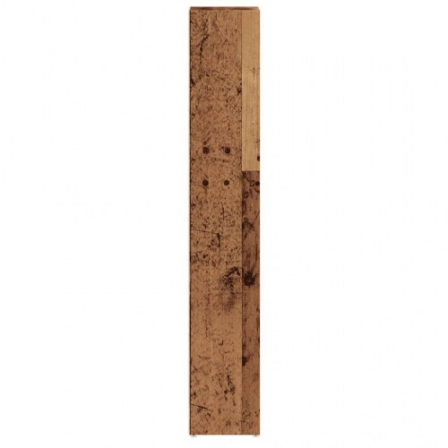Smalle reoler 2 stk. - 21×16×93,5 cm i konstrueret træ, antikt træ