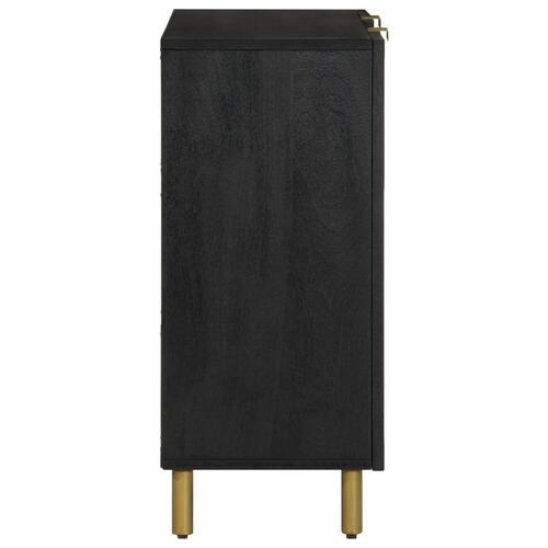 Skænk 90x33x75 cm konstrueret træ sort