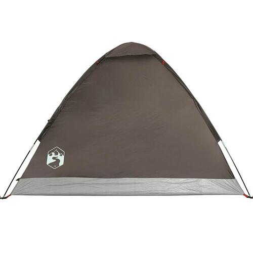 2-personers campingtelt vandafvisende kuppel brun