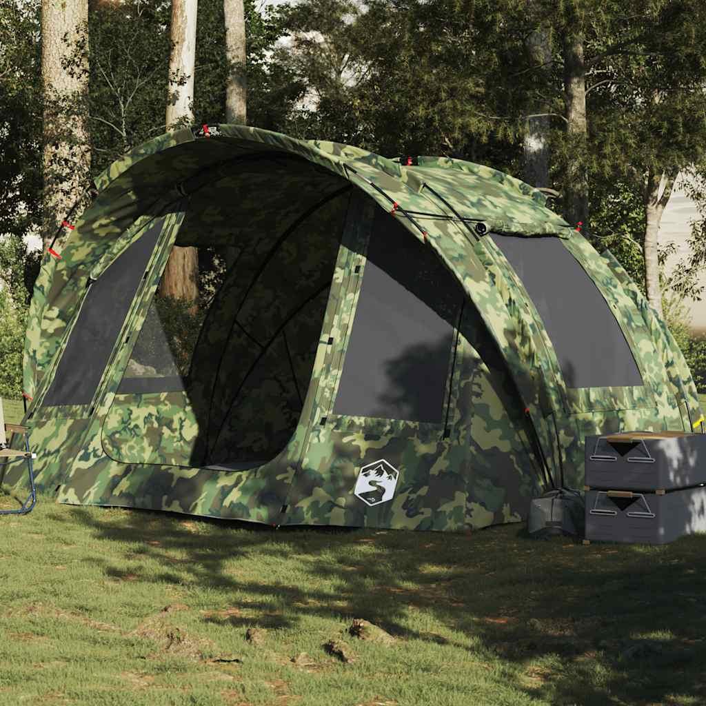 2-personers fisketelt vandafvisende camouflage
