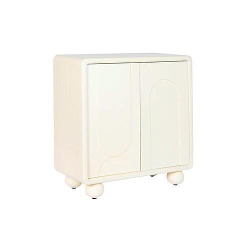 Kommode Hvid Træ MDF Moderne 80 x 37 x 85 cm 80 x 37 x 86 cm