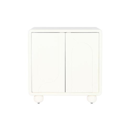 Kommode Hvid Træ MDF Moderne 80 x 37 x 85 cm 80 x 37 x 86 cm