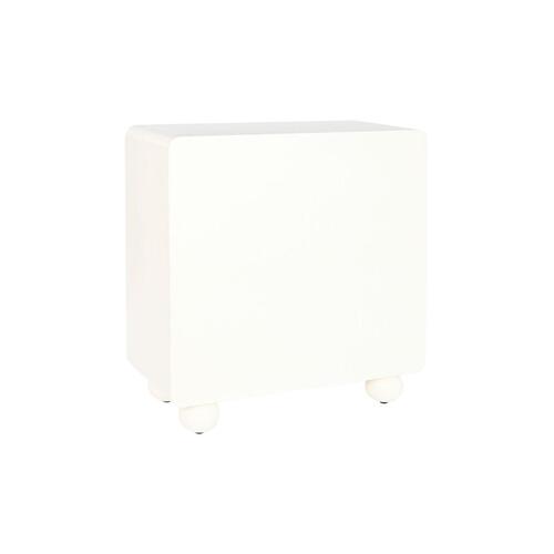 Kommode Hvid Træ MDF Moderne 80 x 37 x 85 cm 80 x 37 x 86 cm