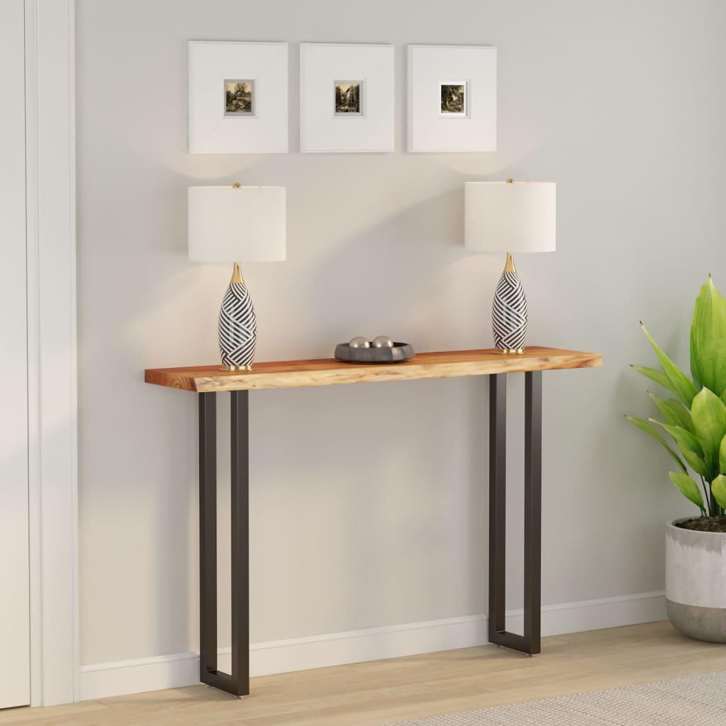 Bordplade 160x30x2,5 cm rektangulær massivt akacietræ billede