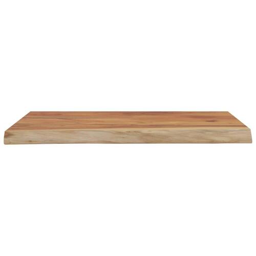 Væghylde 50x40x2,5 cm rektangulær massivt akacietræ