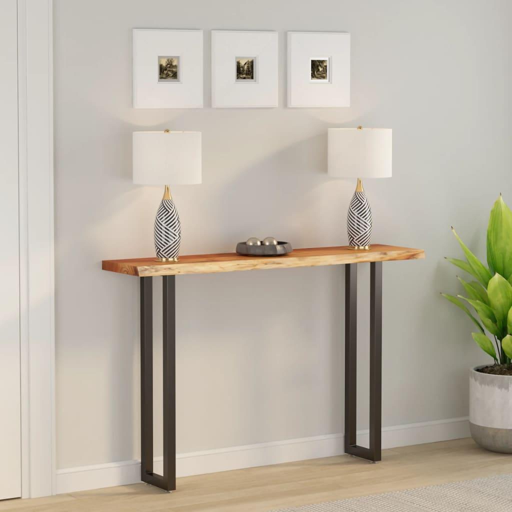 Bordplade 140x30x2,5 cm rektangulær massivt akacietræ