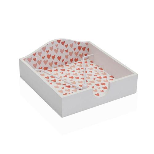 Servietholder Versa Amore Træ 18 x 7 x 18 cm
