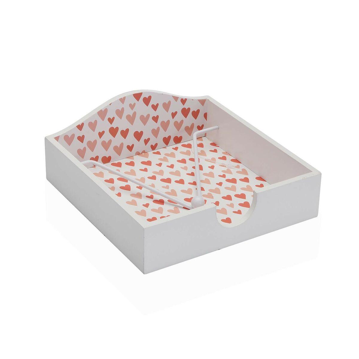 Servietholder Versa Amore Træ 18 x 7 x 18 cm