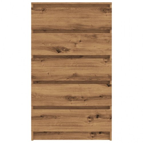 Kommode med 5 skuffer - 60×36×103 cm i kunsteg