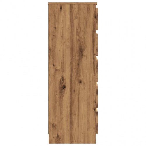Kommode med 5 skuffer - 60×36×103 cm i kunsteg