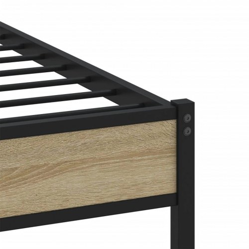 Sengeramme 90 x 190 cm i metal - sonoma-eg