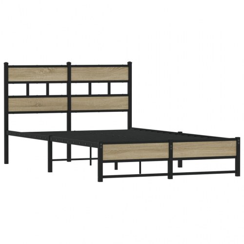 Sengeramme 120 x 200 cm i metal - sonoma-eg