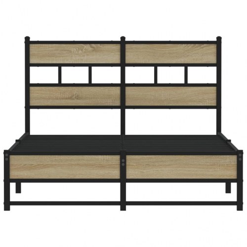 Sengeramme 120 x 200 cm i metal - sonoma-eg