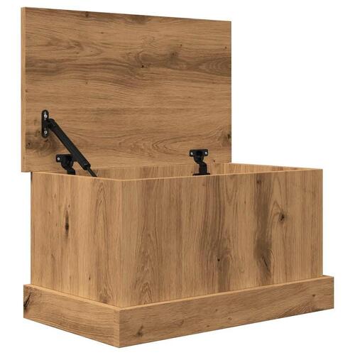 Opbevaringskasse 30x50x28 cm konstrueret træ kunsteg