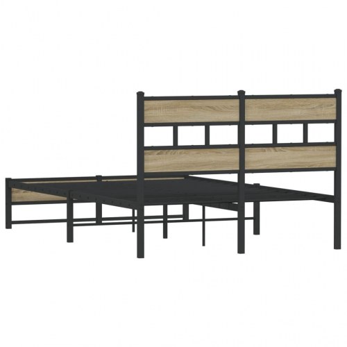 Sengeramme 120 x 190 cm i metal - sonoma-eg