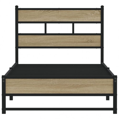Sengeramme 80 x 200 cm i metal - sonoma-eg